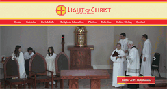 Desktop Screenshot of lightofchristparish.com